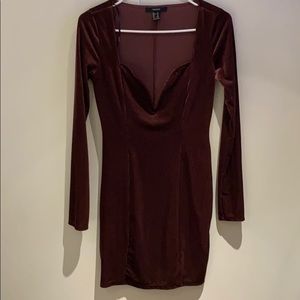 Maroon dress